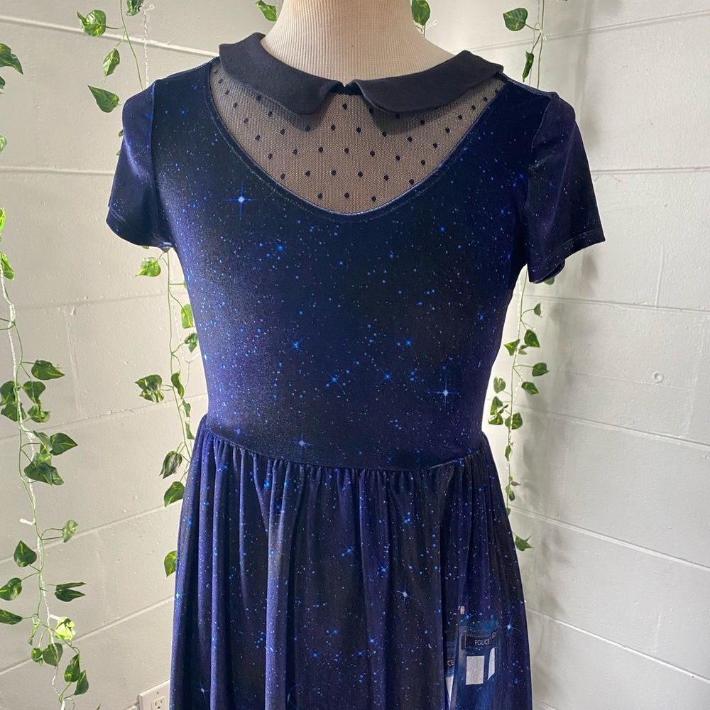 Medium Hot Topic Tardis velvet dress